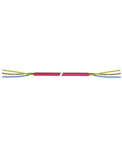 silicone cable 3-pole 1,5mm? insulation silicone red Qty 25m permanent temperature -60 up to +180°C