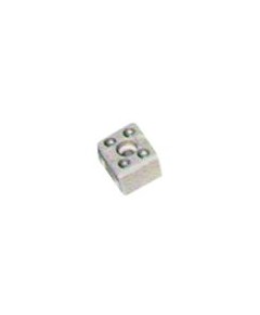 Porzellanklemme 2-polig 2,5mm? max. 10A max 250V T.max. 200°C L 21mm B 18mm H 15,5mm VPE 1 Stuck