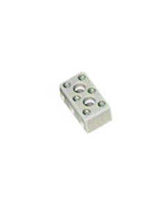 Porzellanklemme 3 -polig 2,5 mm? max. 10 A max 250 V L 32 mm B 17,5 mm H 15,5 mm LA 10 mm