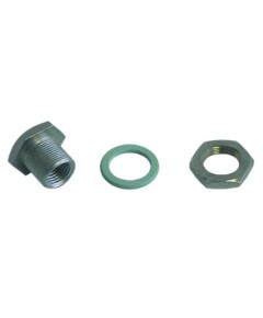 gland duct ET M12x0.75 IT M9x1 with gasket and nut