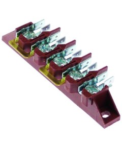 Power terminal block connection M6/male faston 6.3mm 5-pole