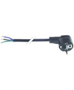 Kabel CEE7/7 Typ E+F 3-polig Kontakte P+N+PE 1,5mm? max. 16A max 230V 2m mit Stecker