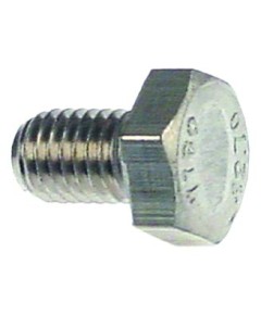 Sechskantschraube Gewinde M10 Gewinde L 16mm CNS SW 17 VPE 1 Stuck DIN 933 / ISO 4017