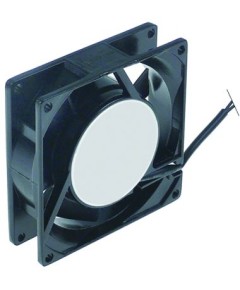 Axial fan 230VAC 14.5/14W L 92mm W 92mm H 25mm bearing ball bearing connection male faston 2.8mm
