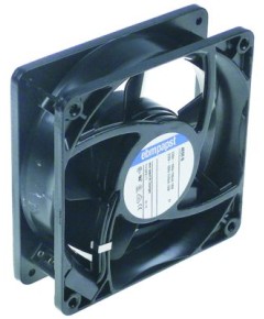 axial fan L 119mm W 119mm H 38mm 230VAC 50/60Hz 19W bearing slide bearing manuf. no. 4650N metal