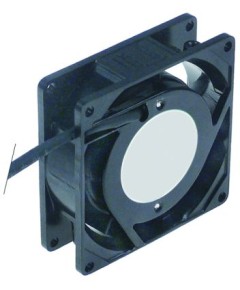 Axial fan 230VAC 13/14W L 80mm W 80mm H 25mm bearing ball bearing connection male faston 2.8mm