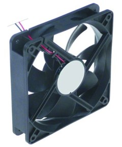 Axial fan 24VDC 3,12W L 119mm W 119mm H 25mm bearing ball bearing connection cable 280mm