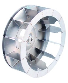 Fan wheel D1 ? 350mm H1 125mm blades 12 D2 ? 12mm Rational 2012.0900