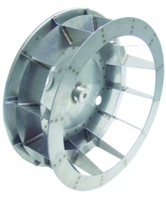 Fan wheel D1 ? 450mm H1 155mm blades 12 Rational 2012.0508