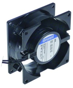 axial fan L 92mm W 92mm H 38mm 230VAC 50Hz 12W bearing ball bearing manuf. no. 3656