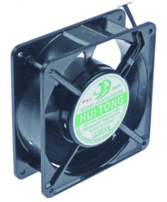axial fan L 119mm W 119mm H 38mm 230VAC 50/60Hz 22/38.4W bearing slide bearing