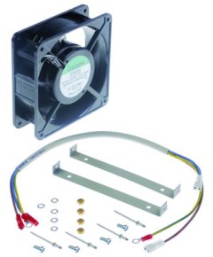 axial fan L 119mm W 119mm H 38mm 230VAC 50/60Hz 22/21W bearing slide bearing