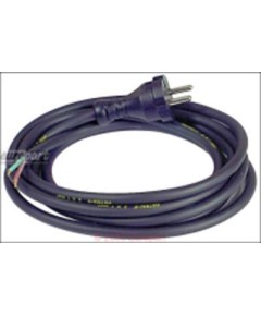 Anschlusskabel(Werkzeug)3m 2 x 1,0 mm?, schwarzes Gummikabel, Schukostecker/A