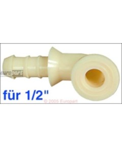 Anschlussst?ck Zulaufschl. 1/2  gewinkelt, 13 mm f?r 1/2  Zulaufschlauch
