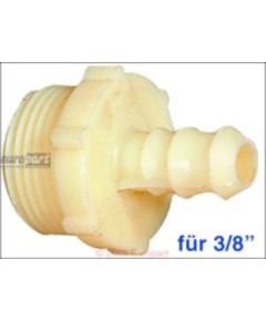 Anschlussst?ck Zulaufschl. 3/8  gerade, 3/4  Au?engewinde x 10 mm f?r 3/8  Zulaufs
