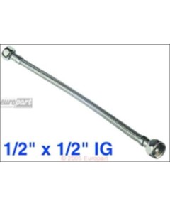Anschlussschlauch Sanit?r 8mm 1/2  flexibel 500 mm lang, 1/2  IG x 1/2  IG