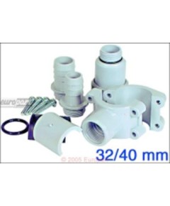 Anbohrschelle f Siphon 32/40mm? kpl. f?r Ablaufschlauch 19 mm - 22 mm ?