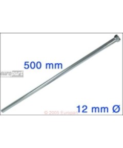Anschlussrohr 12mm?   500mm 500 mm lang, Kupfer verchromt - Bad-Zubeh?r -