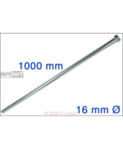 Anschlussrohr 16mm? 1000mm 1000 mm lang, Kupfer verchromt - Bad-Zubeh?r -