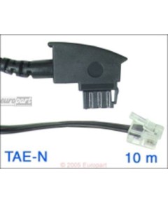 Anschlusskabel TAE-N/6P2C 10m TAE-N-Stecker/6P2C-Modularstecker