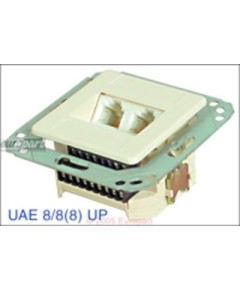 Anschlussdose(Tel)UAE 2fach UP Unterputz, f?r 2 getrennte Amtsleitungen - Telefon