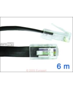 Anschlusskabel Modul. 8P8C  6m Modularkabel, 8P8C-Modularstecker/8P8C-Modularstec