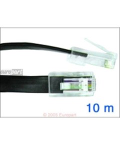 Anschlusskabel Modul. 8P8C 10m Modularkabel, 8P8C-Modularstecker/8P8C-Modularstec