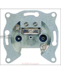 Anschlussdose(Antenne)10dB mit Richtkoppler, f?r BK-Anlagen DIN 45330, mit 2