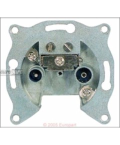 Anschlussdose(Antenne)14dB mit Richtkoppler, f?r BK-Anlagen DIN 45330, mit 2