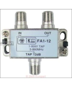 BK-Stichabzweiger 1fach Verteild?mpfung 12,5 dB