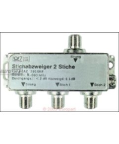 BK-Stichabzweiger 2fach Verteild?mpfung 12,5 dB