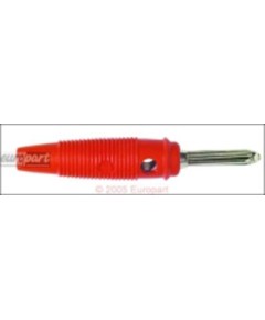 B?schelstecker 20K rot Laborprogramm 4 mm