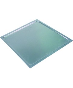 baking sheet W 365mm L 325mm H 10mm aluminium inner edges rounded