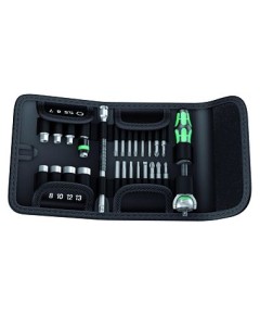 bit set 26-piece Zyklop ratchet 1/4  slotted 5.5 Phillips PH1/2/3 Pozidriv PZ1-PZ2 hexagon 3/4/5/6