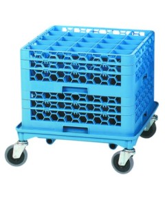 basket transport trolley without handle, without basket plastic