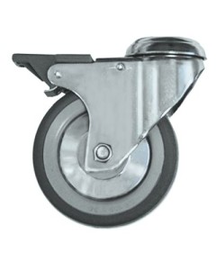 Swivel castor with swivel brake ? 100mm bolt hole Rational 2005.0404