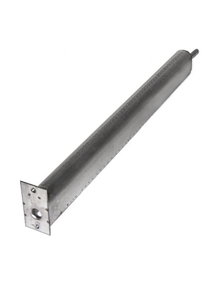 Bar burner L 430mm W 28mm H 42mm flange length 68mm flange width 35mm griddle