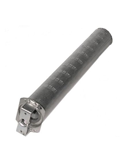 Bar burner with retainer for nozzle rod L 358mm ? 50mm flange length 70mm flange width 50mm