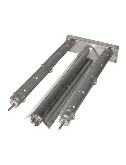 Bar burner 2 row L 445mm W 200mm stainless steel H 50mm chargrill