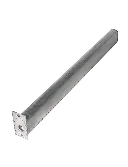 bar burner 1-row W 28mm H 42mm L 500mm flange width 35mm flange length 68mm griddle