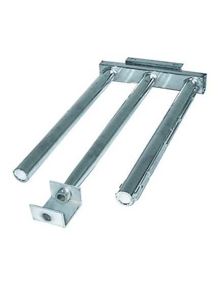 bar burner 3 row L 507mm W 240mm H 50mm griddle
