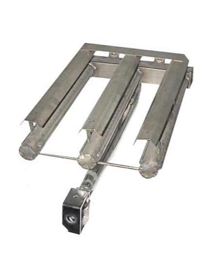Bar burner 3 row L 490mm W 270mm H 150mm chargrill