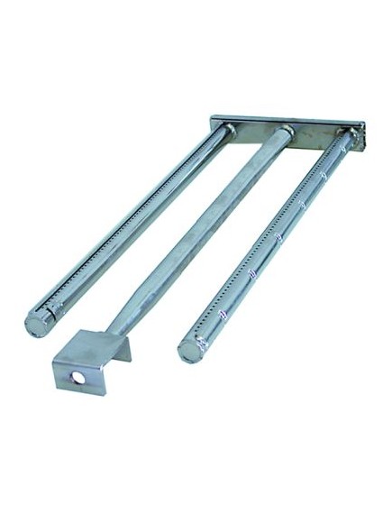 bar burner 3 row L 625mm W 240mm H 45mm griddle