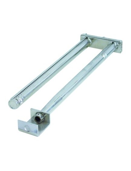 Bar burner 2 row L 585mm W 150mm ? 23mm bain marie