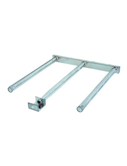 bar burner 3 row L 585mm W 455mm H 40mm bain marie