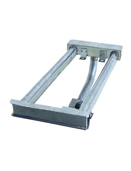 bar burner 2 row L 534mm W 220mm H 175mm oven