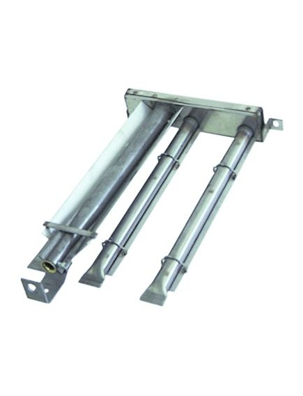 Bar burner 3 row L 480mm W 305mm H 60mm mounting distance 280mm chargrill