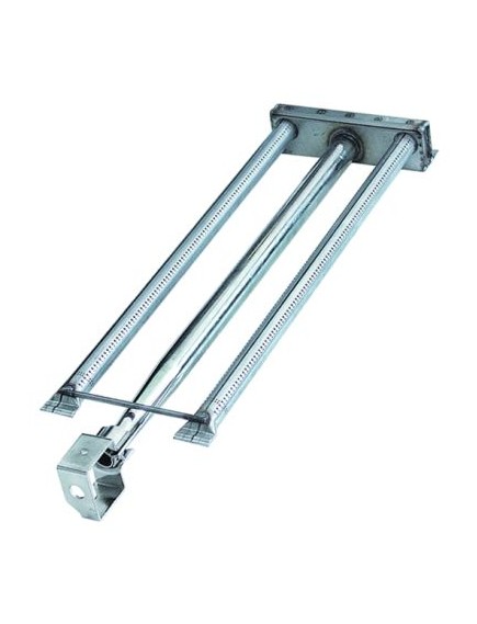Bar burner 2 row L 665mm W 190mm H 55mm griddle stainless steel
