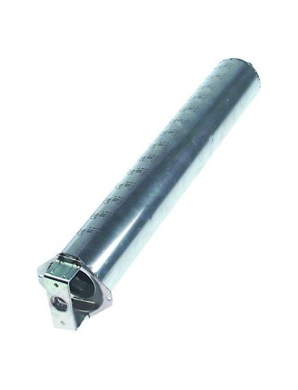 Bar burner 1-row L 390mm with bolt ? 60mm flange length 67mm flange width 67mm