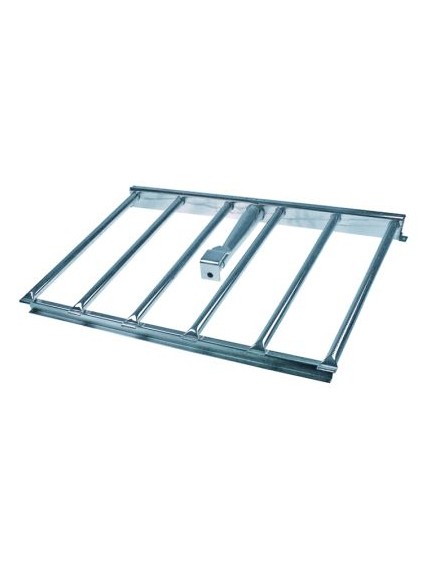 Bar burner 6 row L 550mm W 790mm H 60mm frying pan